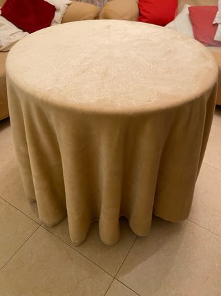 Mesa camilla completa de 80cm. de diámetro.