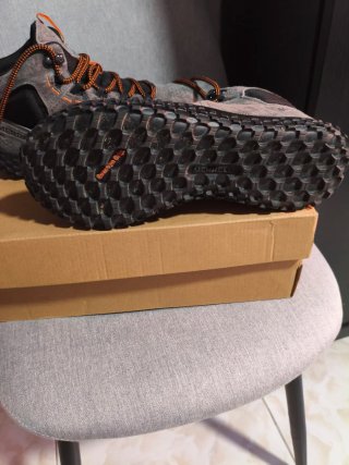 Botas Merrell Wrapt Mid WP Hombre 43 Gris/Naranja