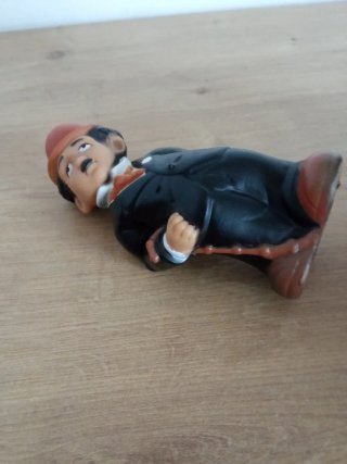 Muñeco Goma Antiguo Charlot Charles Chaplin///