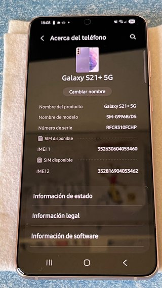 Samsung S21+ Violeta