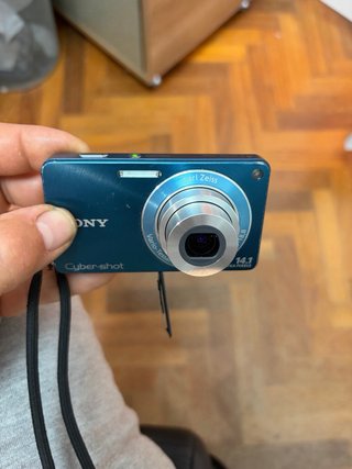 Cámara Sony Cyber-shot DSC-W350 Azul ojo leer