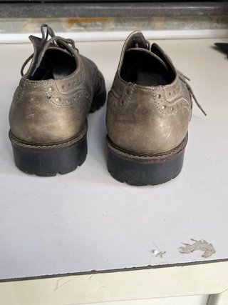 Scarpe stringate uomo pelle grigie