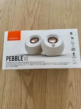 Altavoces Creative Pebble V3 Blancos Bluetooth USB