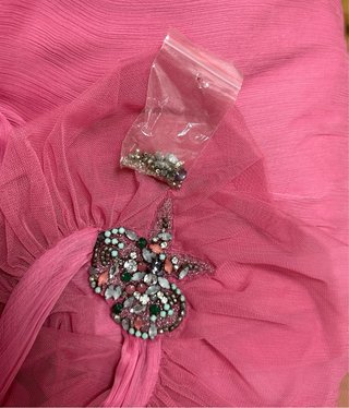 Vestido de fiesta rosa