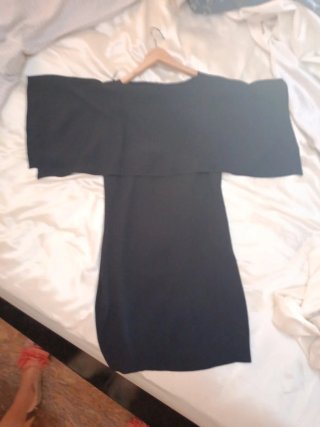 Vestido Zara Negro Talla M