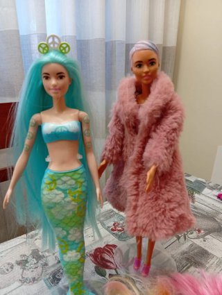 Barbies con armario y accesorios