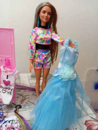 Barbies con armario y accesorios