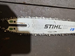 Espada y Cadena Stihl 64 eslabones 28
