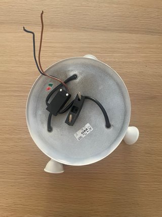 Lámpara de techo 3 focos blanca