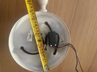 Lámpara de techo 3 focos blanca