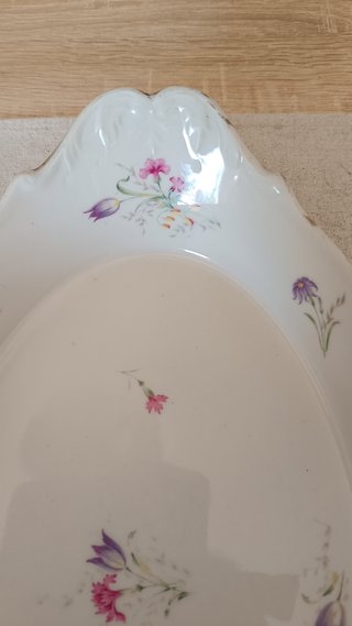 2 Fuentes Frugier Limoges Porcelana