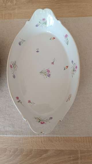 2 Fuentes Frugier Limoges Porcelana