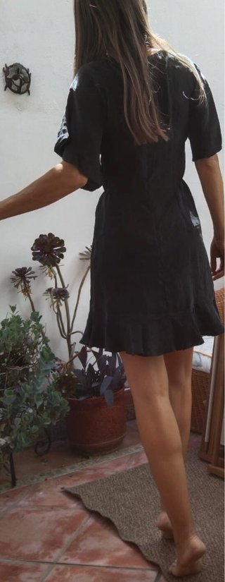 Vestido negro Zara