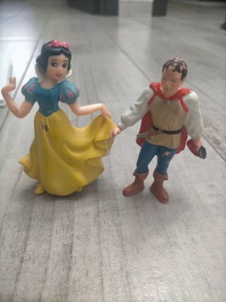 Lote figuras Blancanieves y los 7 enanitos