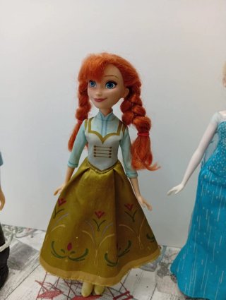 Muñecos Frozen Elsa, Anna y Kristoff