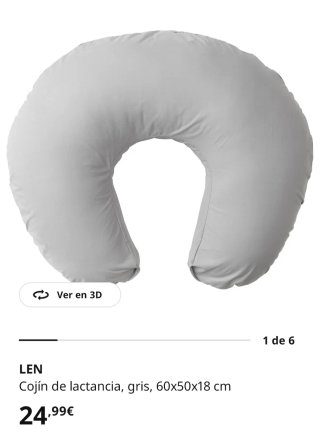 Cojín Lactancia Ikea Blanco