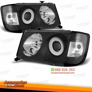FAROS MERCEDES  W124, 93-95- CRISTAL CLARO/NEGRO