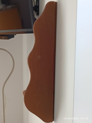 MOBILETTO AD ANGOLO in legno vintage 3 ripiani