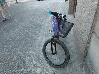 Bicicleta infantil DTB roja