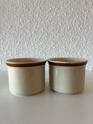 Pareja de Tazas Cerámica Vintage Fen Cheng