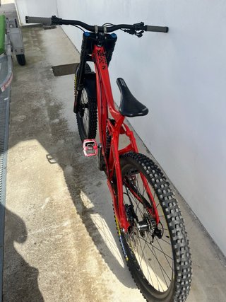 Giant Glory DH Bicicleta Montaña Roja
