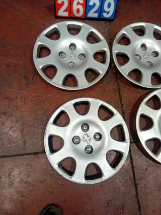 Tapacubos Peugeot 15 pulgadas (4 unidades)