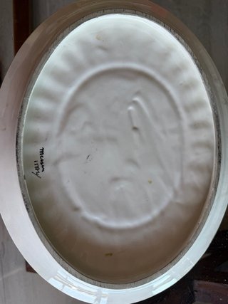 Sopera antigua italiana rústica floral