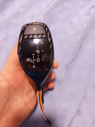 Pomo Palanca Cambios LED BMW E46 E60 E61 Carbono