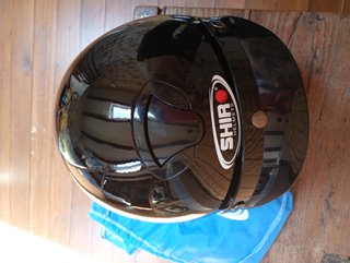 Casco Moto Jet Negro SHIRO