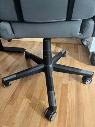 Silla Gaming Escritorio Reposapiés Gris