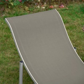 Set 2 Sdraio da Giardino Pieghevoli 61x165x63cm