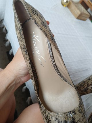 Zapatos tacón serpiente Kenneth Cole T.38