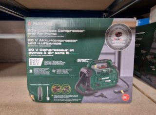 Compressore Parkside 20V + Inserti Bosch