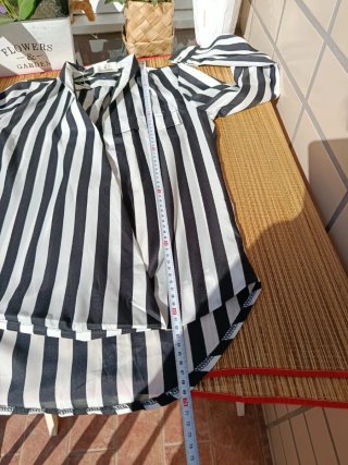 Camisa Rayas Mujer Manga Larga