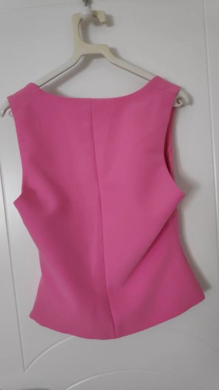 Top Zara forrado rosa