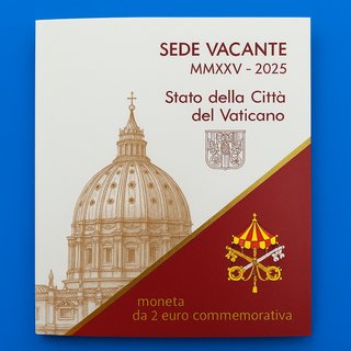 Vaticano 2025 Sede Vacante Moneda 2 Euro