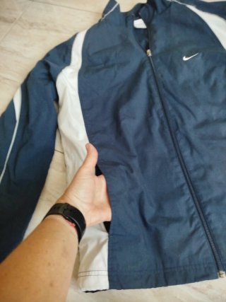 Chaqueta Nike Azul y Blanca