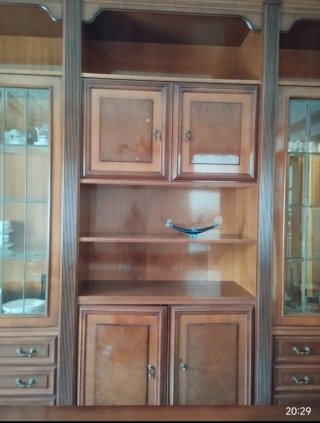 Conjunto Comedor Clásico Madera cerezo.