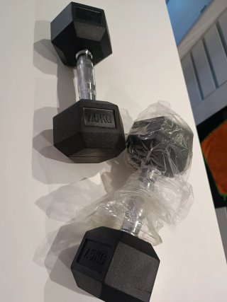 Pareja Mancuernas 7.5kg Bodytone Nuevas
