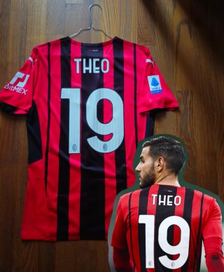 Maglia AC Milan Theo 19 match issued/worn