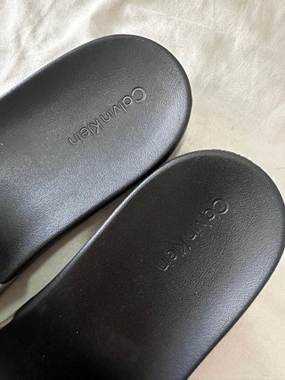 Chanclas Calvin Klein Hombre Negras y Verdes