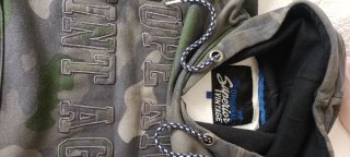 Sudadera capucha camuflaje Superior Vintage tM