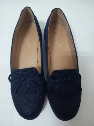 Zapatos planos mujer SunColor azul talla 37