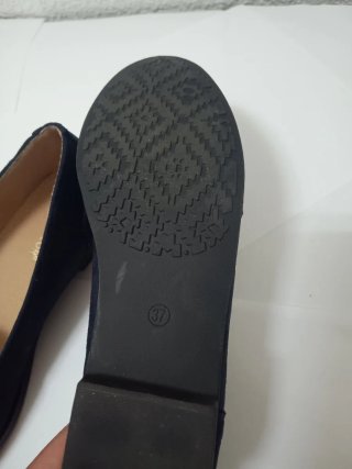Zapatos planos mujer SunColor azul talla 37