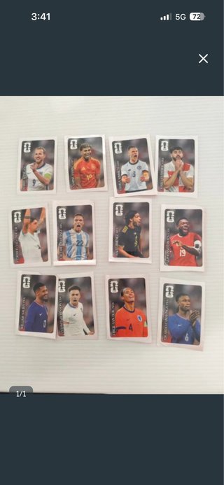 12 cromos Panini Coca-Cola Mundial
