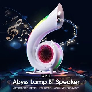 Lámpara LED RGB + Altavoz Bluetooth 5.0 + Reloj