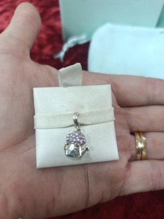 Chamilia Charm Original Plata y Rosa