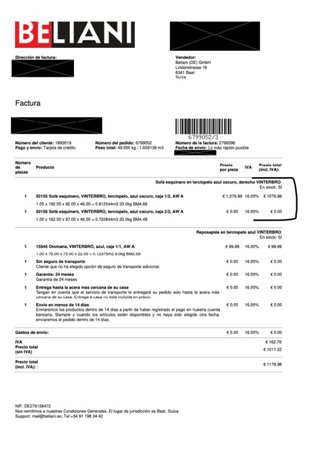 Sofá Chaiselongue diseño Beliani Terciopelo. IKEA