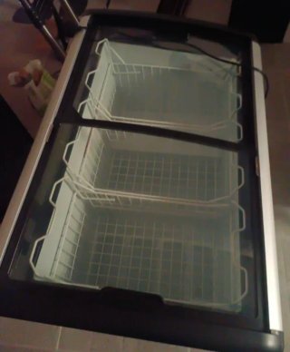 Nuevo Congelador Horizontal con Tapa de Cristal