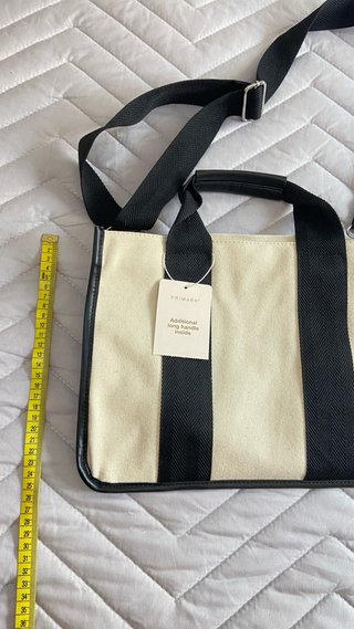 Bolso Primark Beige y Negro Nuevo